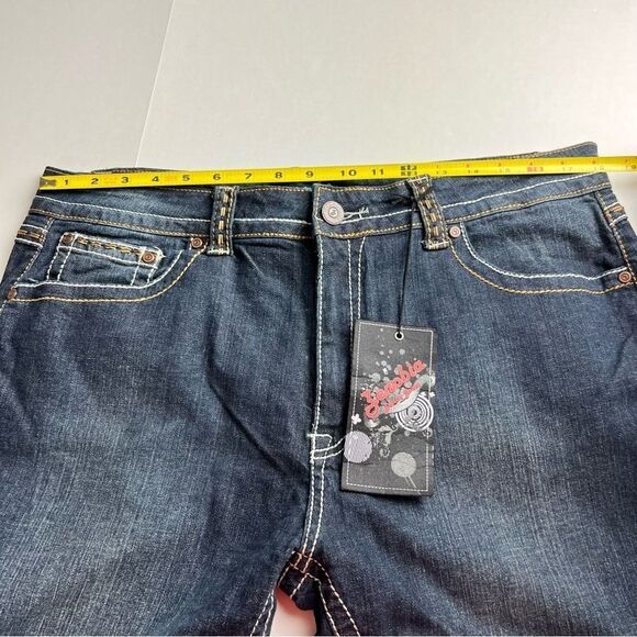 NWT Zenobia XXXL Denim Capri Pants 2% Spandex LA Designer - Picture 7 of 11